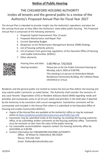 Annual Plan Fiscal Year 2027